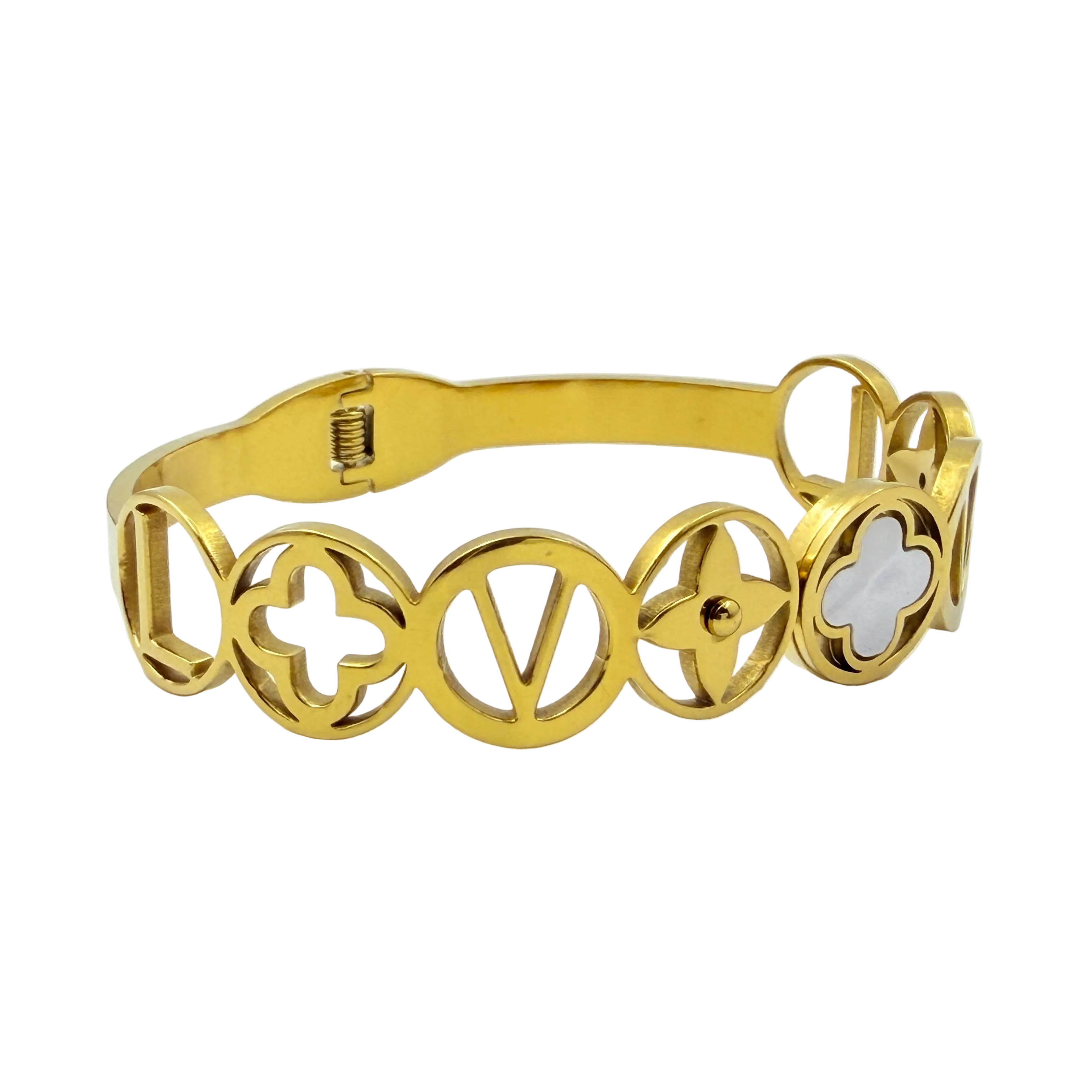 Luxe Motif Statement Bracelet