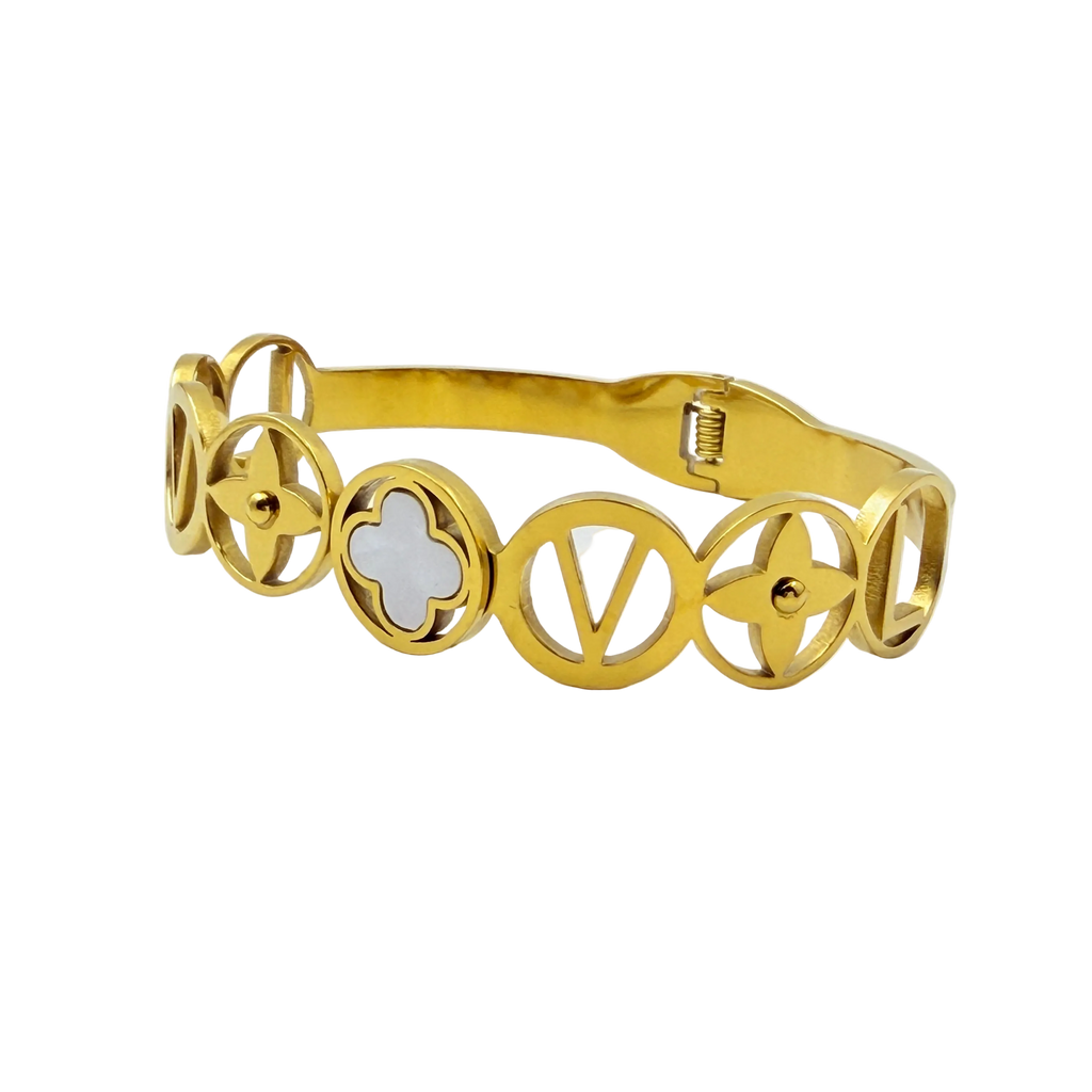 Luxe Motif Statement Bracelet