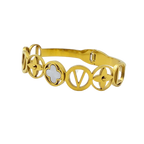 Luxe Motif Statement Bracelet