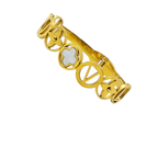 Luxe Motif Statement Bracelet