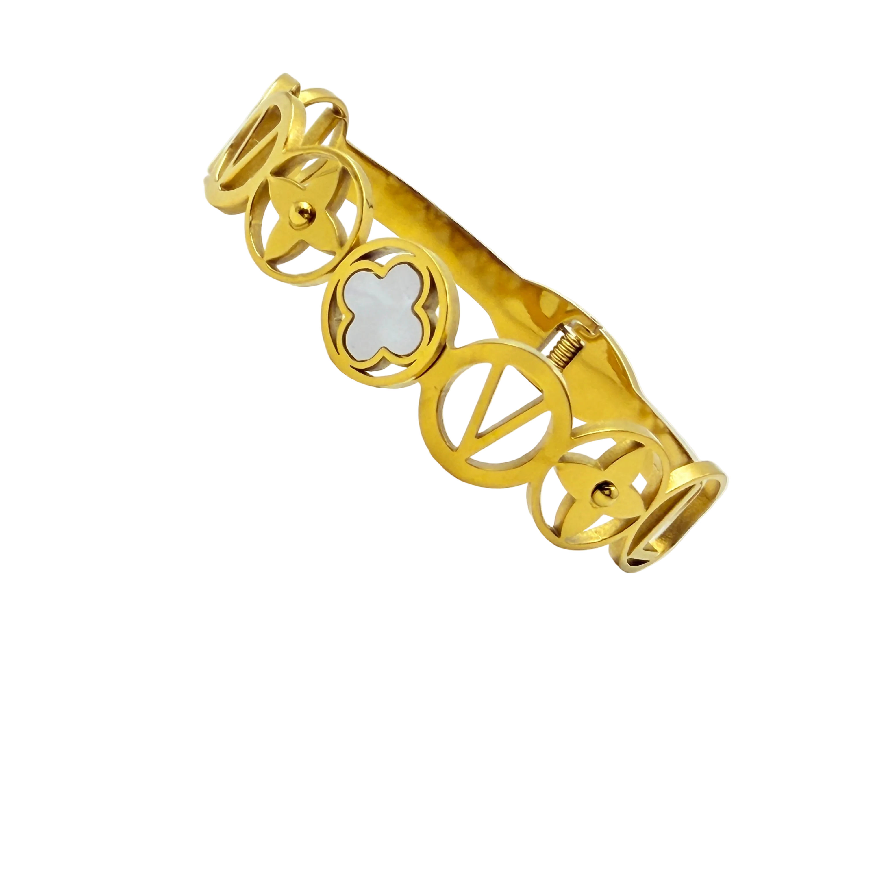 Luxe Motif Statement Bracelet