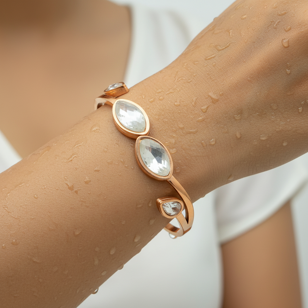 Rose Gold Crystal Elegance Bracelet