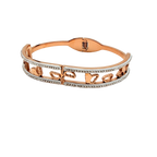 Rose Gold Heart Charm Bracelet