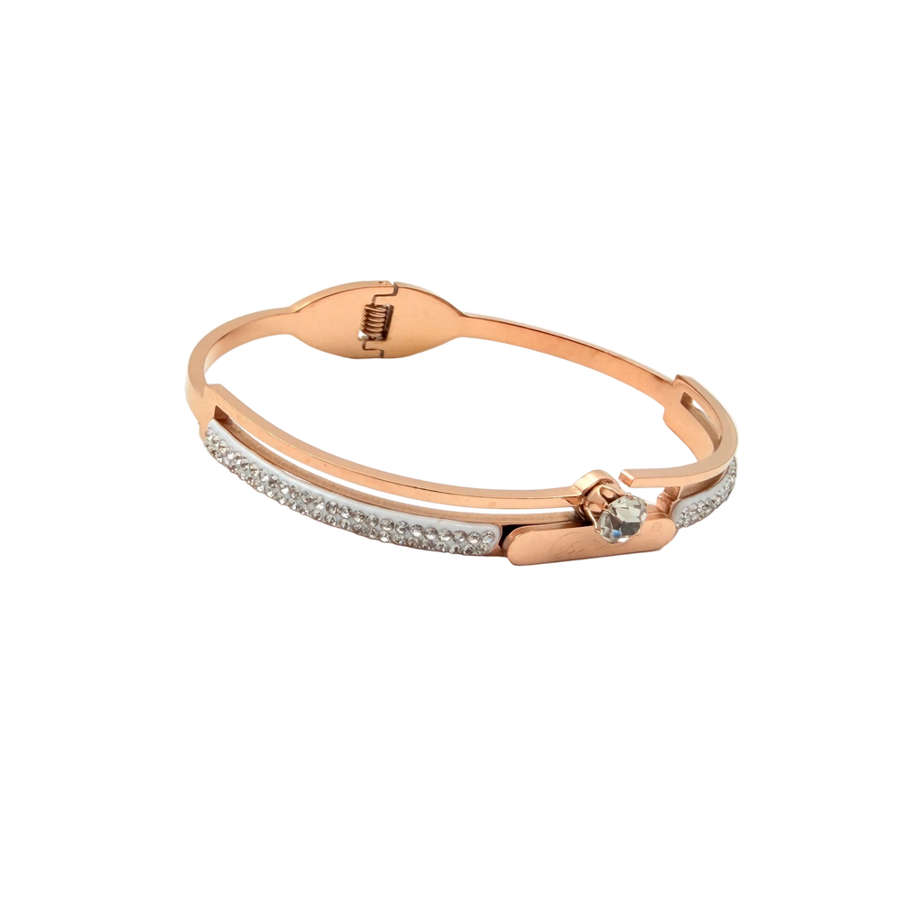 Rose Gold Crystal Elegance Bracelet