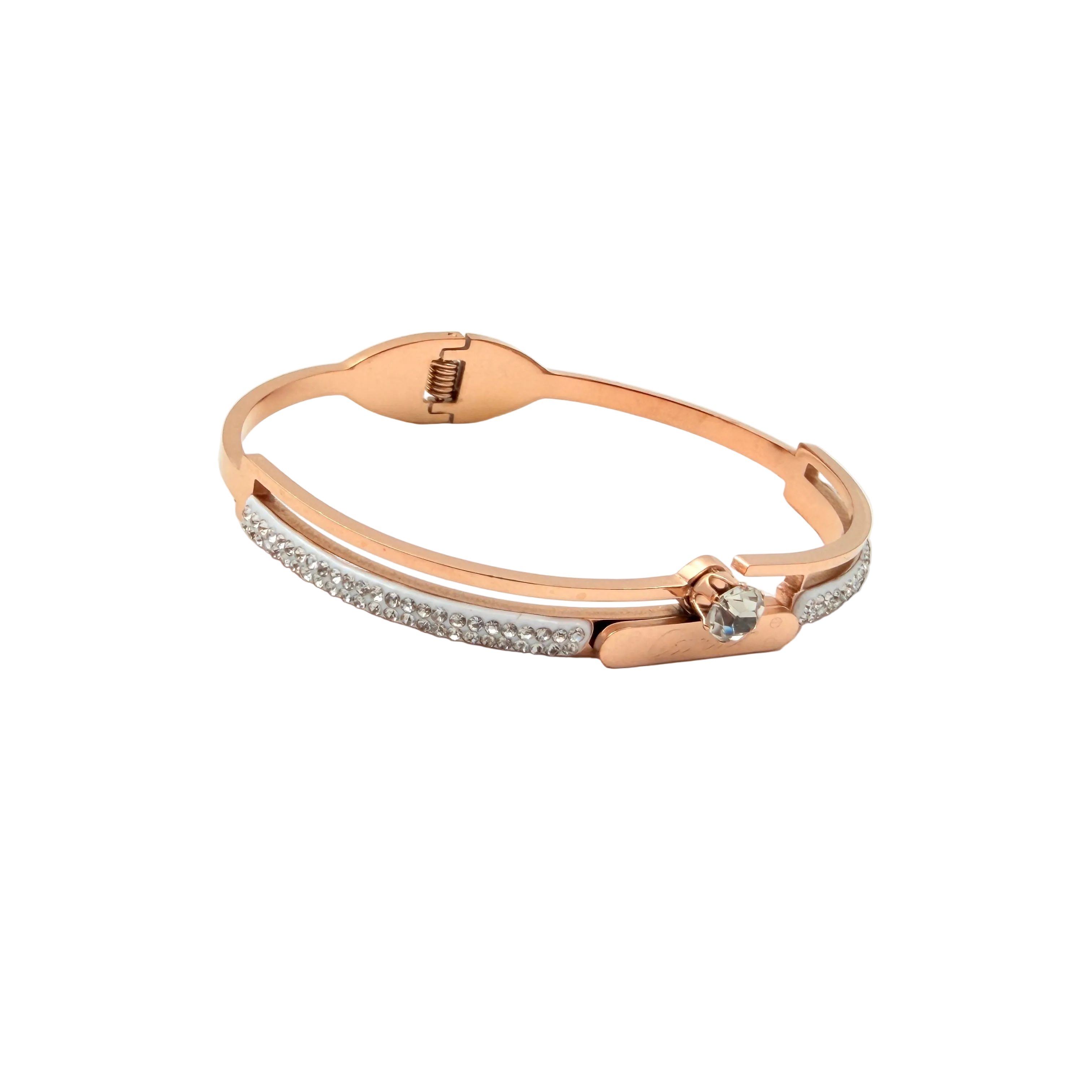 Rose Gold Crystal Elegance Bracelet