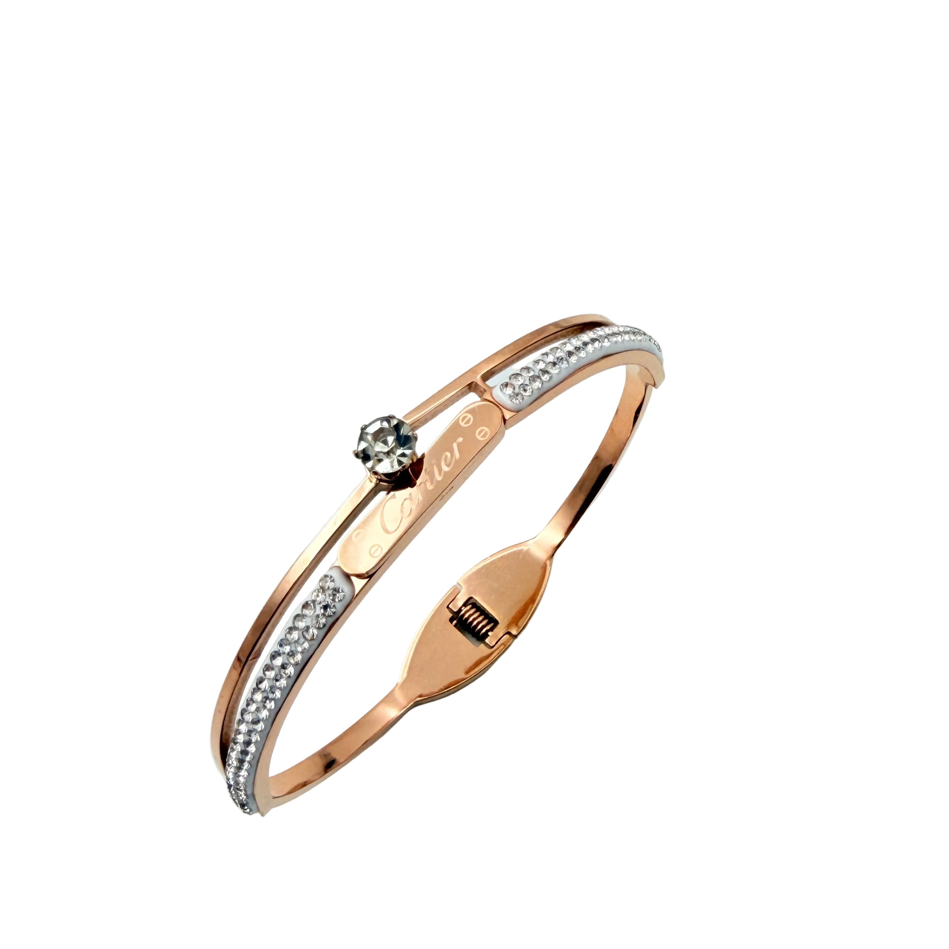 Rose Gold Crystal Elegance Bracelet