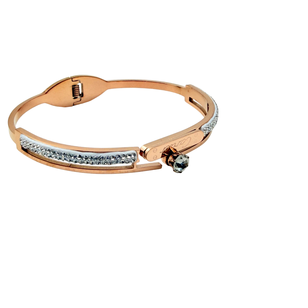 Rose Gold Crystal Elegance Bracelet