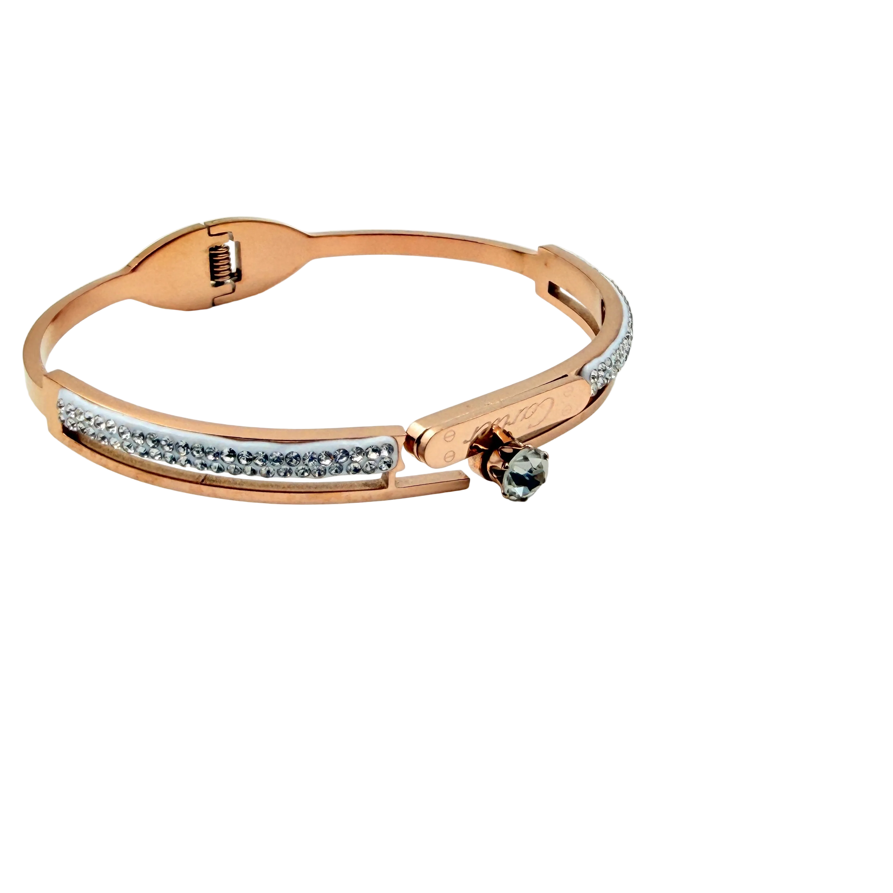 Rose Gold Crystal Elegance Bracelet