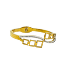 Geometric Crystal Statement Bracelet