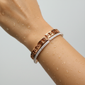 Rose Gold Crystal Loop Bracelet
