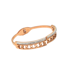 Rose Gold Crystal Loop Bracelet