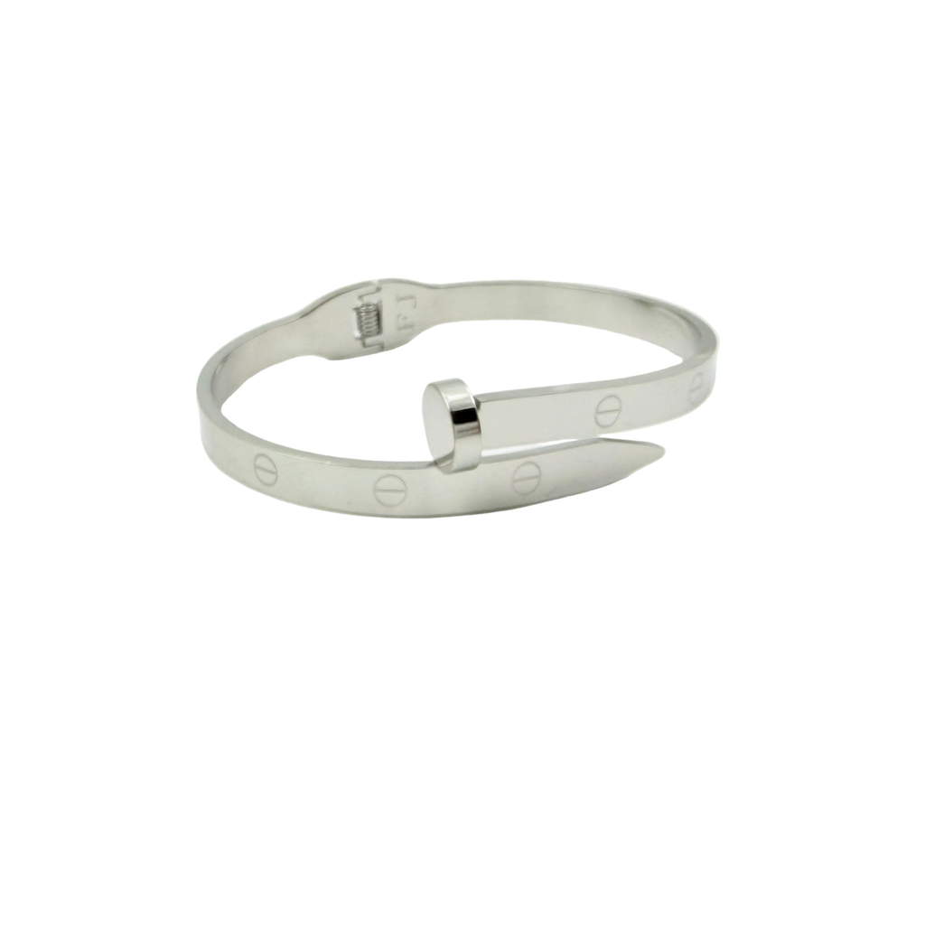 Silver Nail Luxe Bracelet