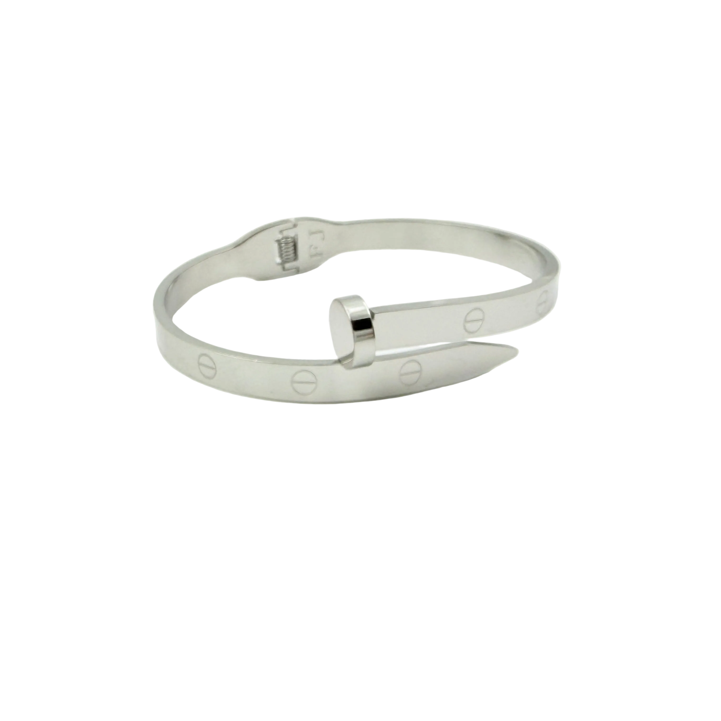 Silver Nail Luxe Bracelet