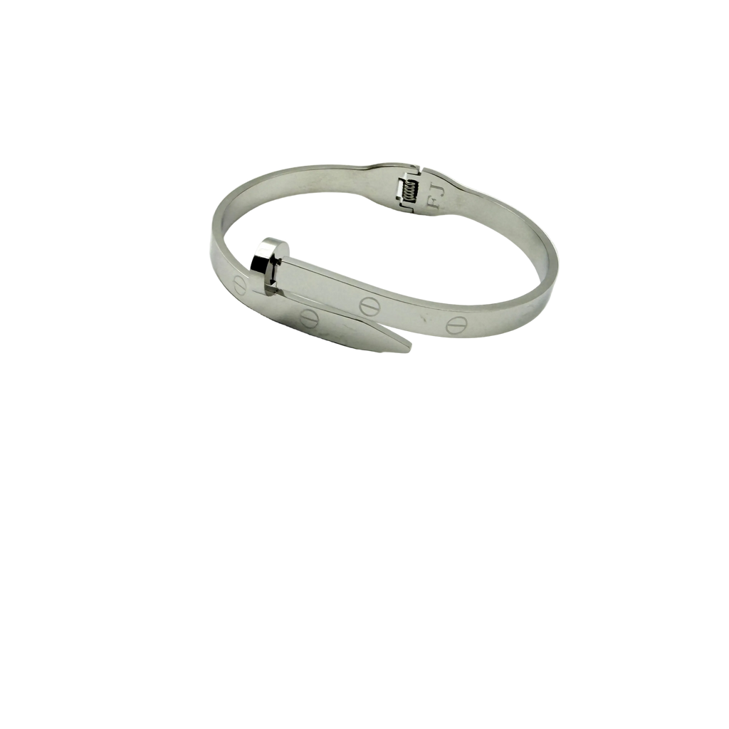 Silver Nail Luxe Bracelet