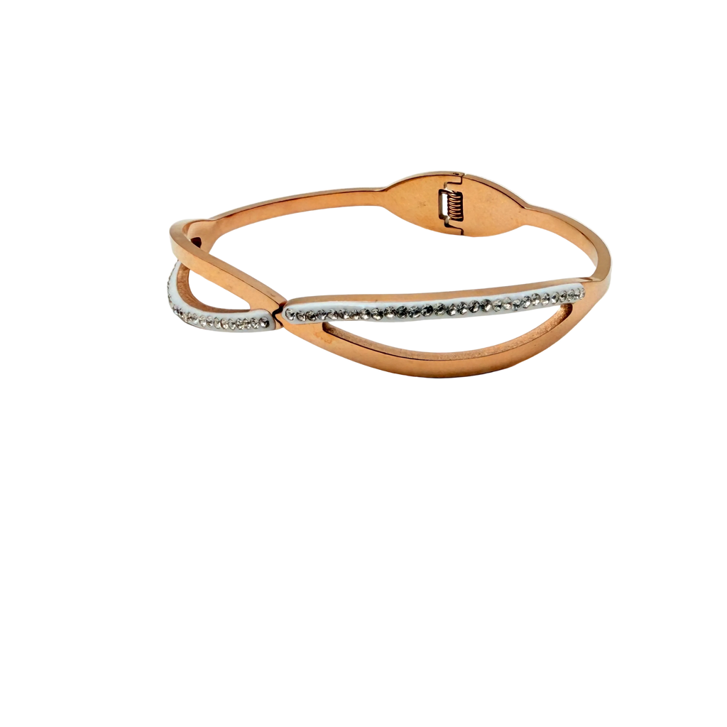 Rose Gold Infinity Spark Bracelet