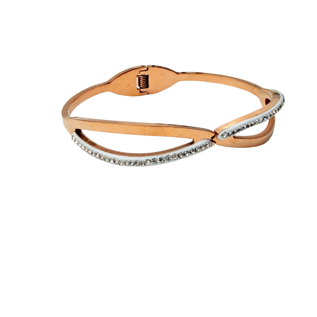 Rose Gold Infinity Spark Bracelet