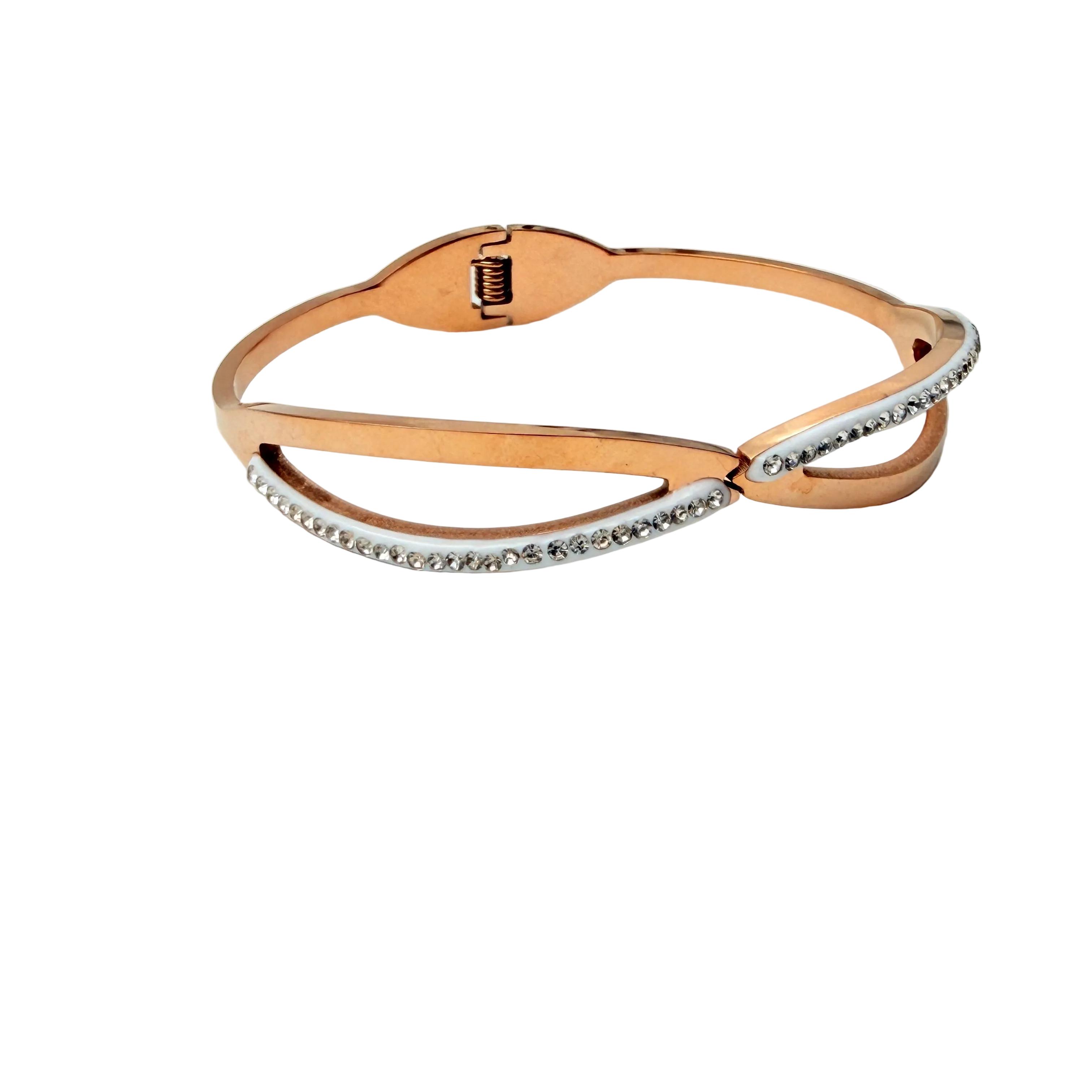 Rose Gold Infinity Spark Bracelet