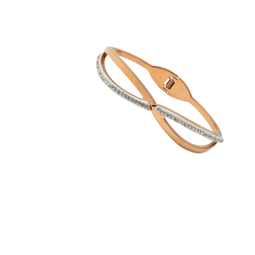 Rose Gold Infinity Spark Bracelet
