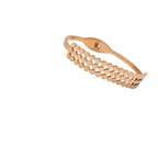 Rose Gold Honeycomb Mesh Bracelet