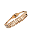 Rose Gold Honeycomb Mesh Bracelet