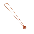 Rose Gold Eternal Heart Pendant Necklace