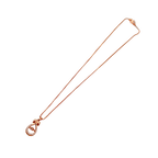 Rose Gold Crystal Bow Drop Pendant Necklace