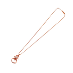 Rose Gold Crystal Cat Pendant Necklace