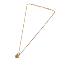 Gold Crystal Dragonfly Necklace