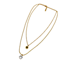 Luxury Layered Crystal Pendant Necklace