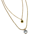 Luxury Layered Crystal Pendant Necklace