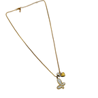 Butterfly Charm Gold Necklace