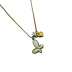 Butterfly Charm Gold Necklace