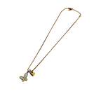 Butterfly Charm Gold Necklace