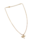 Minimal Dragonfly Gold Necklace