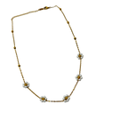 Pearl Blossom Gold Necklace