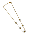 Pearl Blossom Gold Necklace