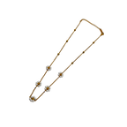 Pearl Blossom Gold Necklace