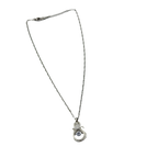 Crystal Kitty Charm Necklace