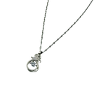 Crystal Kitty Charm Necklace