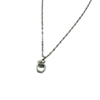 Crystal Apple Charm Necklace
