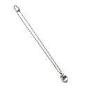Crystal Apple Charm Necklace