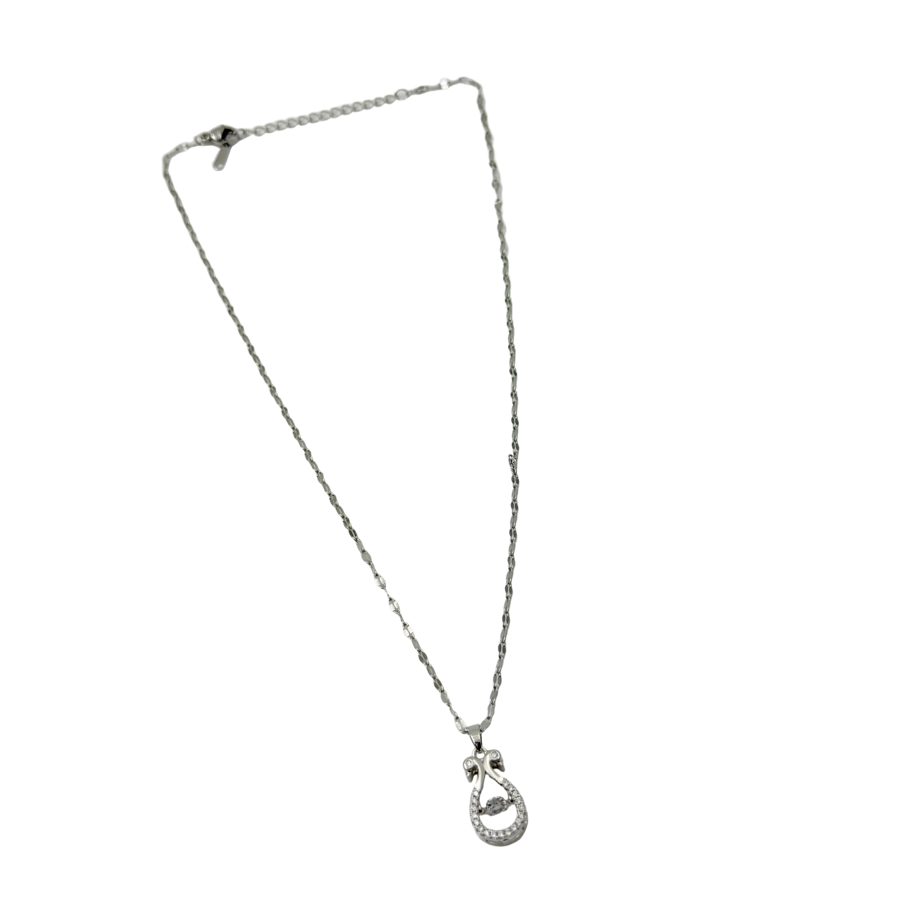 Elegant Swan Crystal Necklace