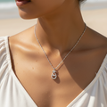 Elegant Swan Crystal Necklace