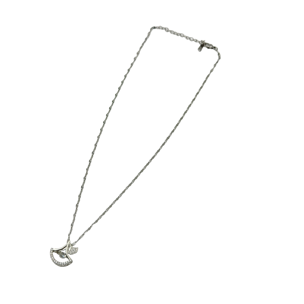 Crystal Bird Charm Necklace