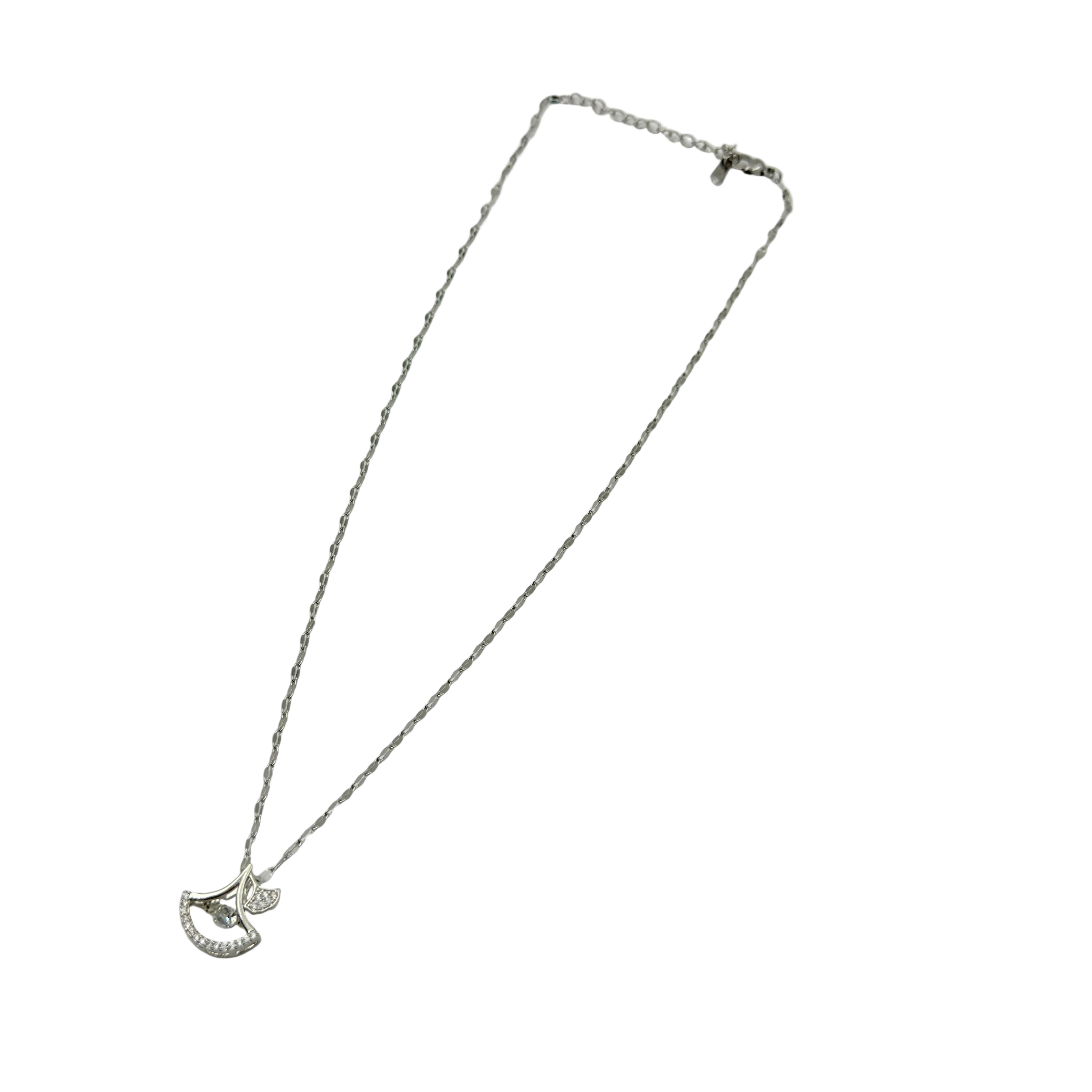 Crystal Bird Charm Necklace