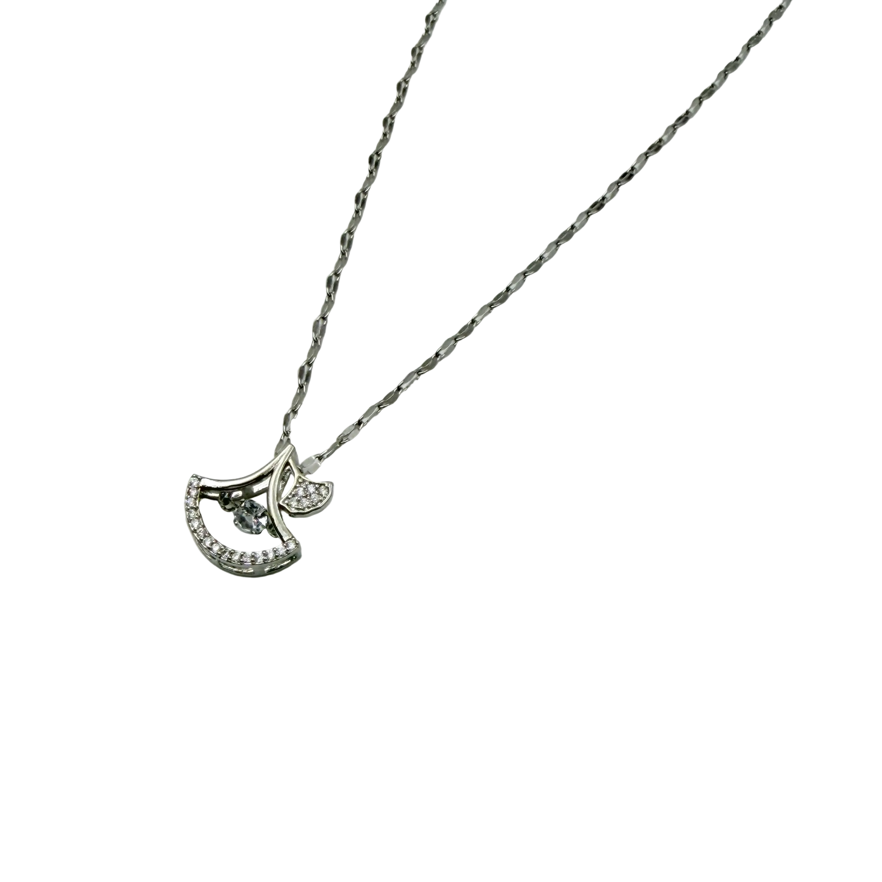 Crystal Bird Charm Necklace