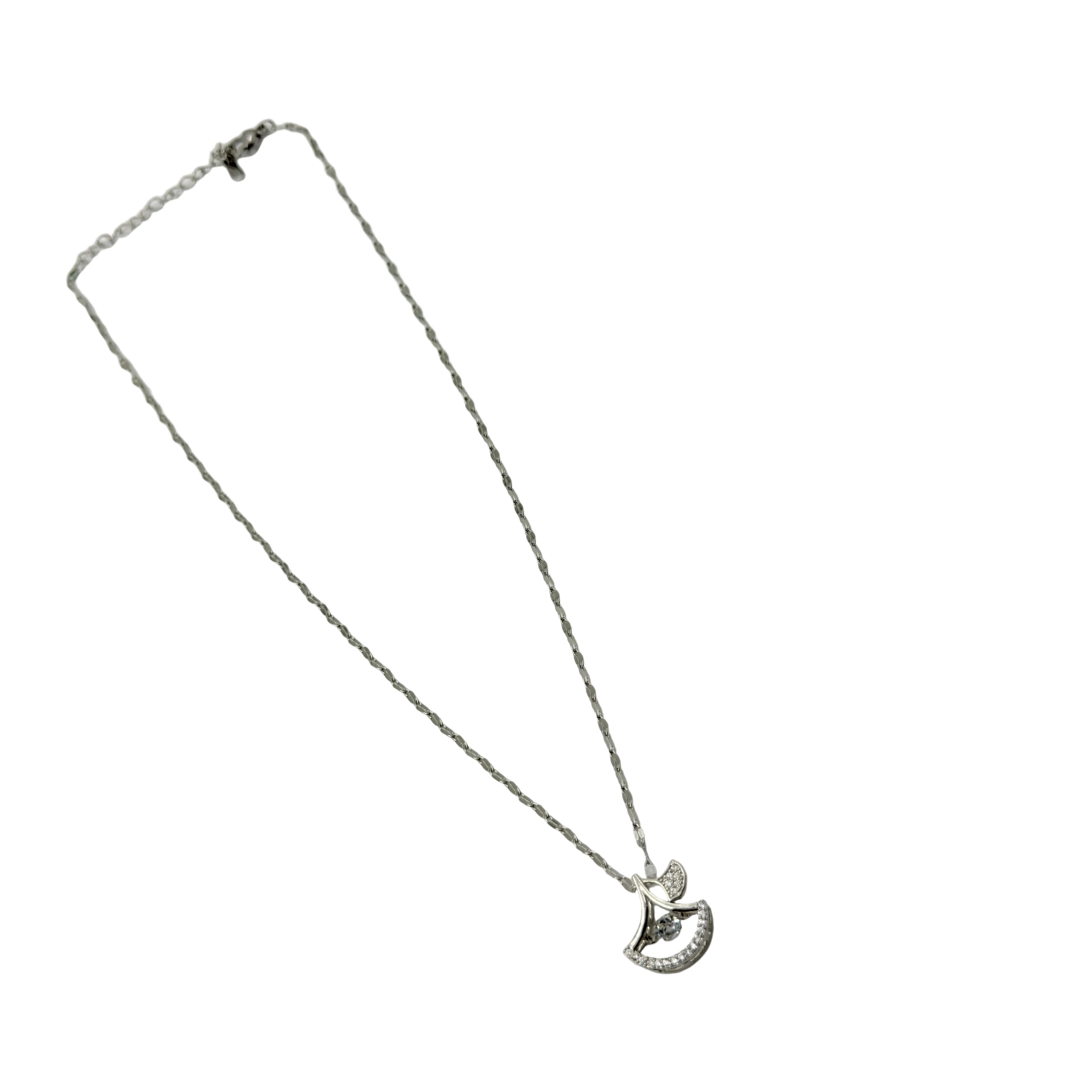 Crystal Bird Charm Necklace