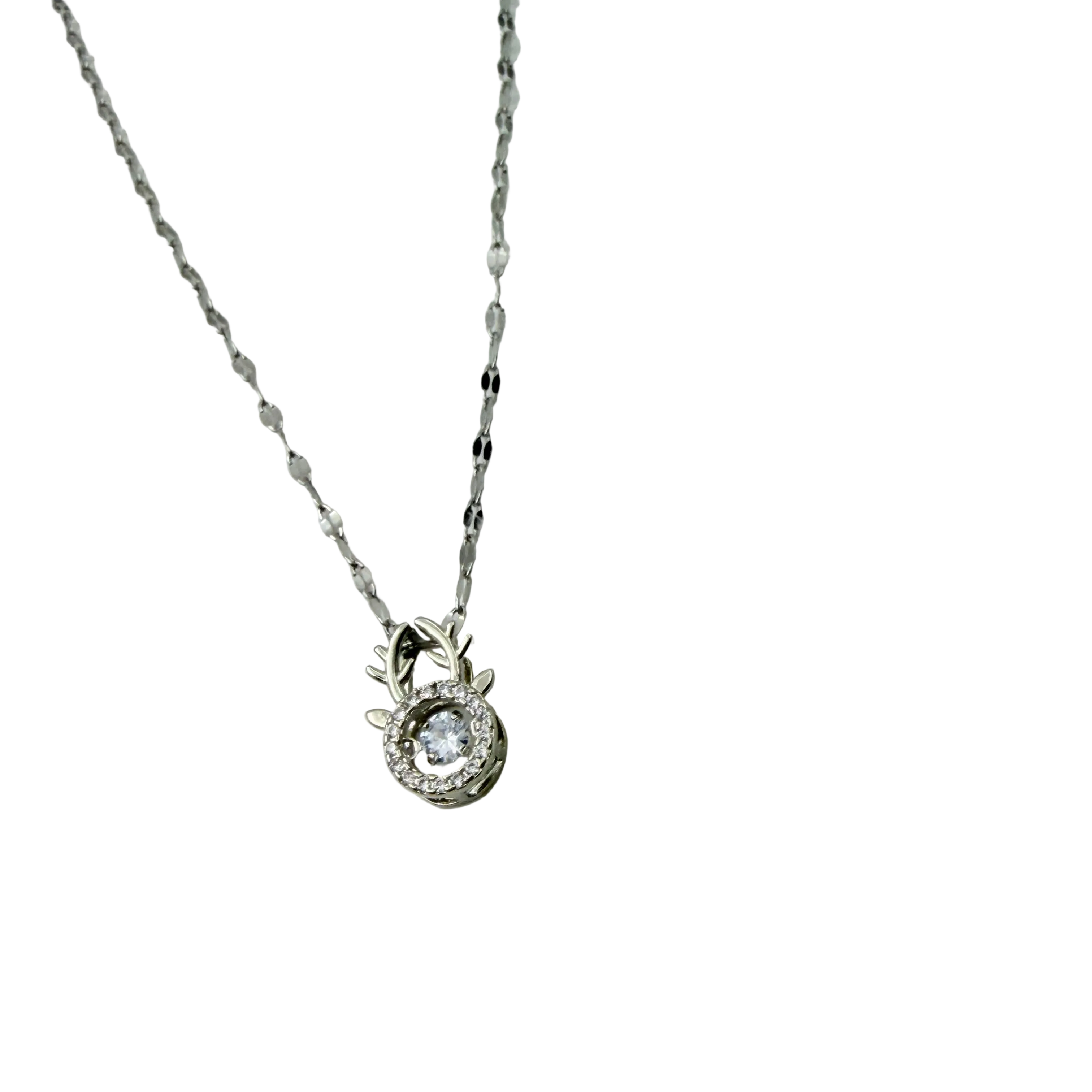 Celestial Halo Charm Necklace