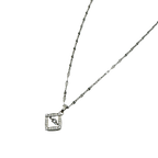 Luna Frame Crystal Necklace