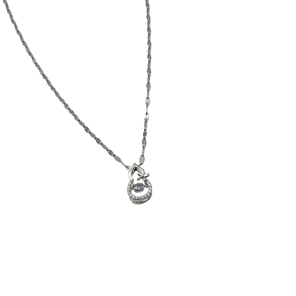 Celeste Bow Spark Necklace